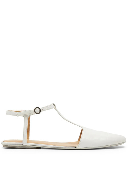  Marsèll Distesa Leather Flat Pumps - White 
