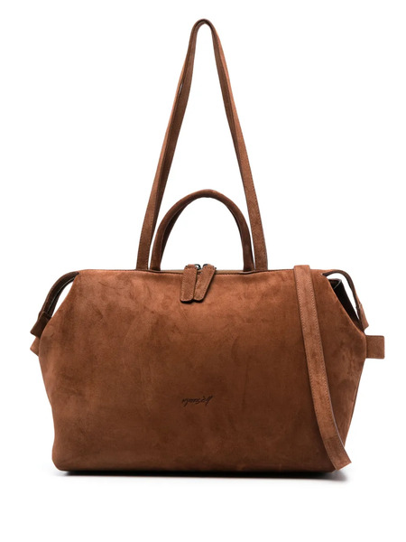  Marsèll 4 Dritta Suede Tote Bag - Brown 