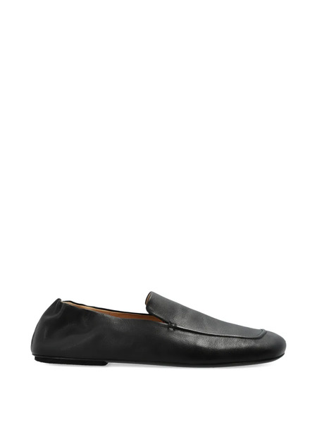  Marsèll Gathered Leather Loafers - Black 