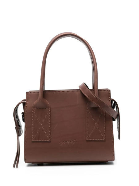  Marsèll Logo-detail Leather Tote Bag - Brown 