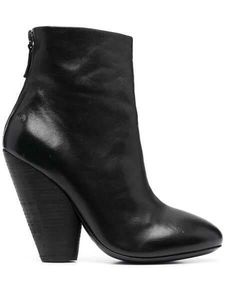  Marsèll 120mm Leather Ankle Boots - Black 
