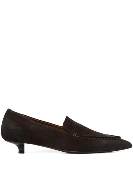  Marsèll Pointed-toe Suede Pumps - Brown 