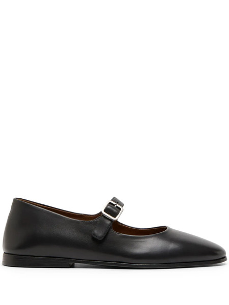  Marsèll Scivolo Leather Ballet Flats - Black 