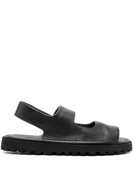  Marsèll Slingback Leather Sandals - Black 