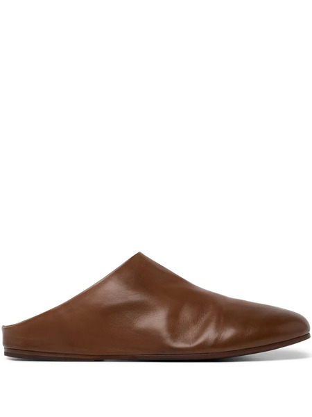  Marsèll Steccoblocco Leather Slippers - Brown 