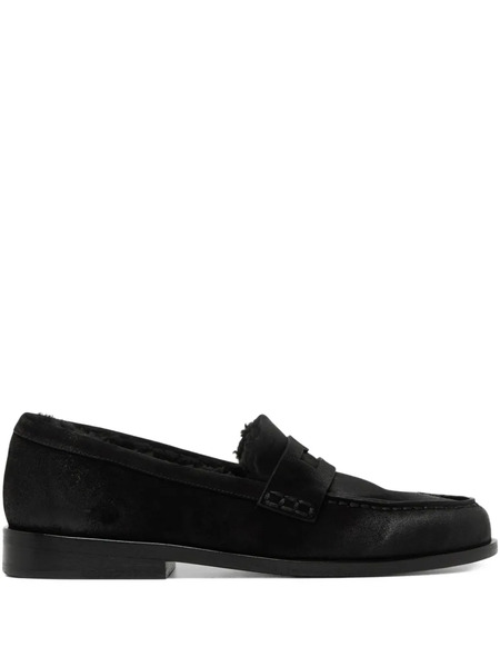  Marsèll Suede Loafers - Black 