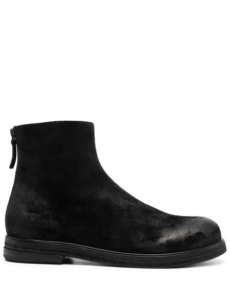  Marsèll Zucca Zeppa Suede Ankle Boots - Black 
