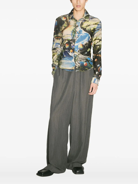  Martine Rose Celestial-print Shirt - Multicolour 
