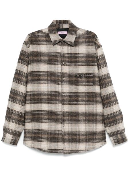  Martine Rose Check-pattern Overshirt - Brown 