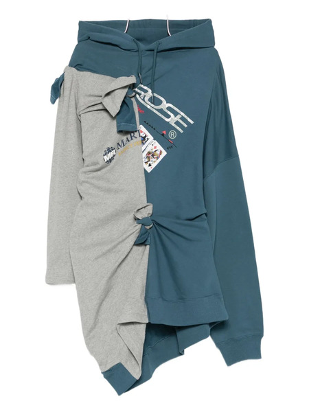  Martine Rose Collage Hoodie - Grey 