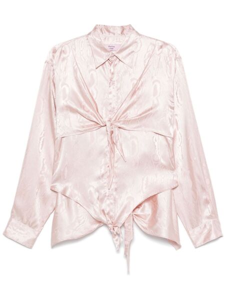  Martine Rose Knotted Shirt - Pink 