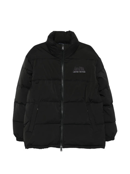  Martine Rose Logo Puffer Coat - Black 