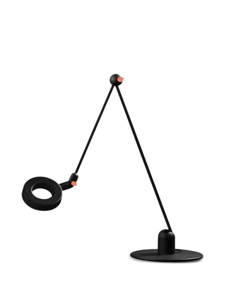  Martinelli Luce L'amica Adjustable-arm Ring-light Desk Lamp (115cm X 12cm) - Black 