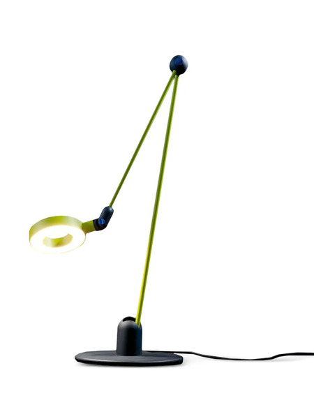  Martinelli Luce L'amica Adjustable-arm Ring-light Desk Lamp (115cm X 12cm) - Green 