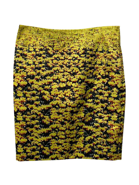 Mary Katrantzou Flower-pattern Mini Skirt - Yellow 