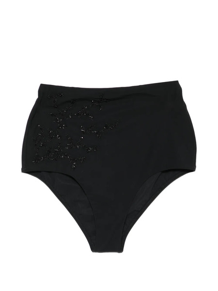  Maryan Mehlhorn Beaded Bikini Bottoms - Black 