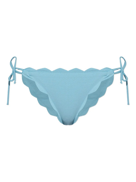  Marysia Scalloped-edge Bikini Briefs - Blue 