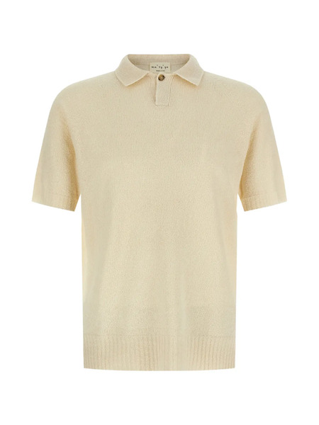  Ma'ry'ya Button-fastening Polo Shirt - Neutrals 
