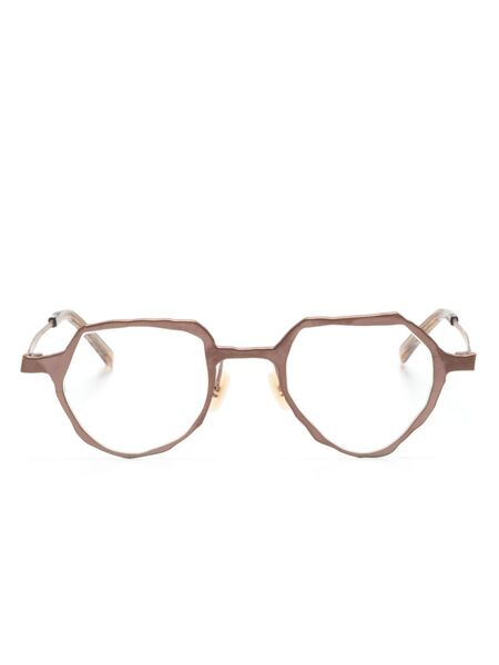  Masahiromaruyama Mm-0085 Geometric-frame Glasses - Brown 