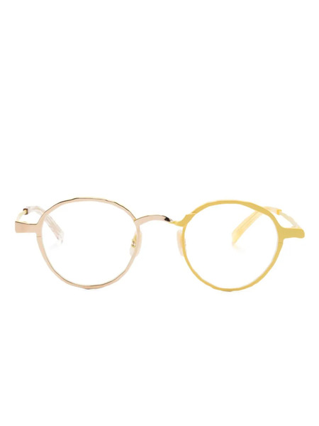  Masahiromaruyama Round-frame Glasses - Gold 