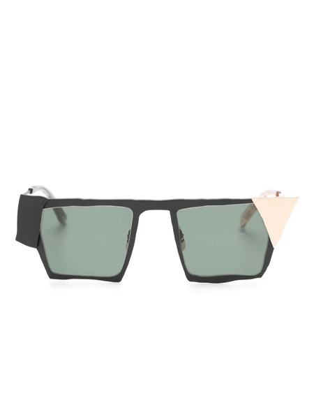  Masahiromaruyama Square-frame Sunglasses - Black 