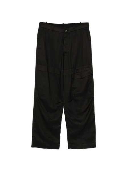  Masnada Buttoned Cargo Trousers - Black 