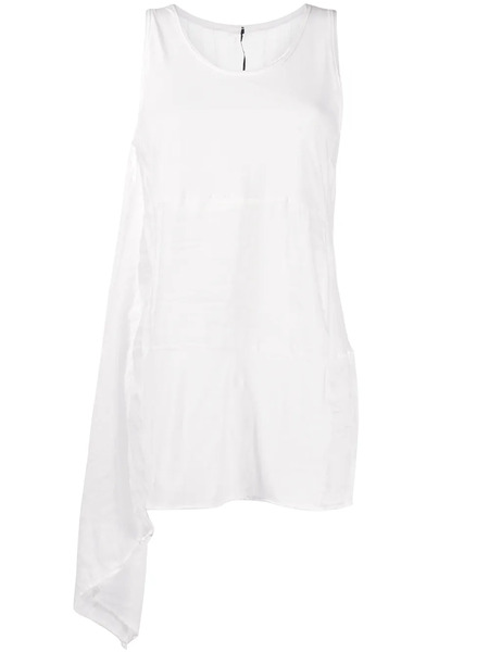  Masnada Draped Panel Tunic - White 