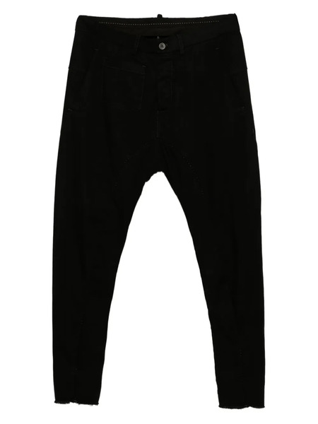  Masnada Drop-crotch Trousers - Black 