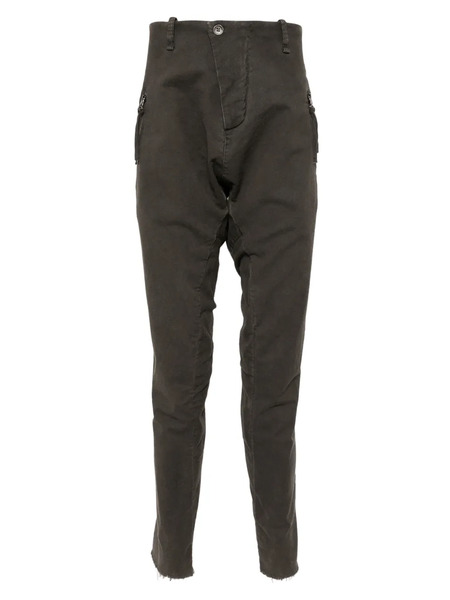  Masnada Drop-crotch Trousers - Brown 