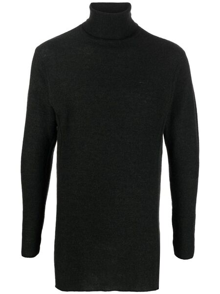  Masnada Fine Knit Roll-neck Jumper - Green 