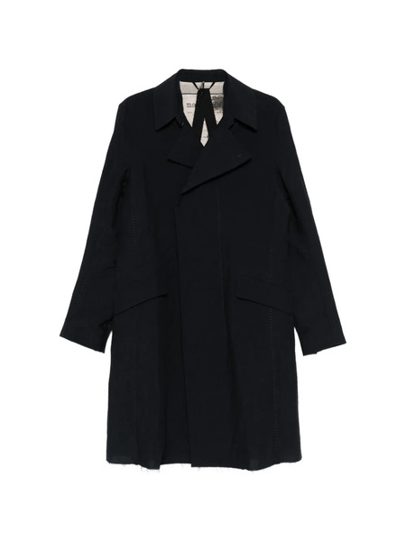  Masnada Frayed Coat - Blue 