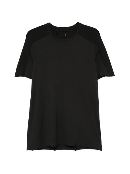  Masnada Frayed Panelled T-shirt - Black 
