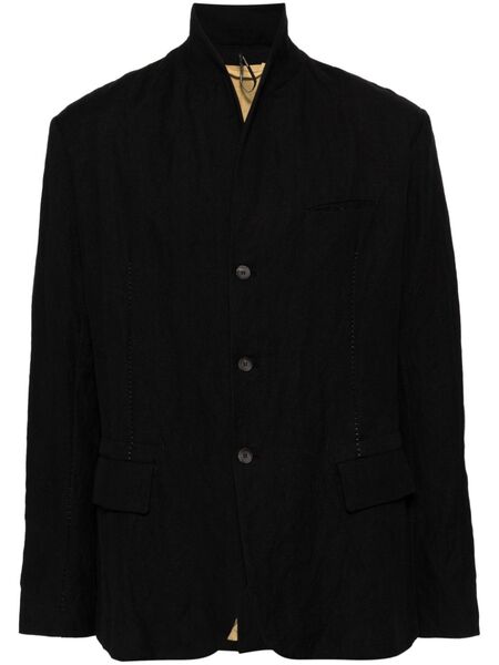  Masnada Stand-up Collar Blazer - Black 