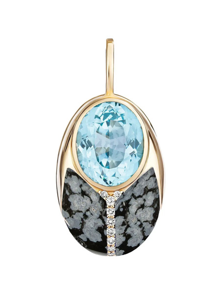  Mason And Books Bug-shape Diamonds Pendant - Gold 