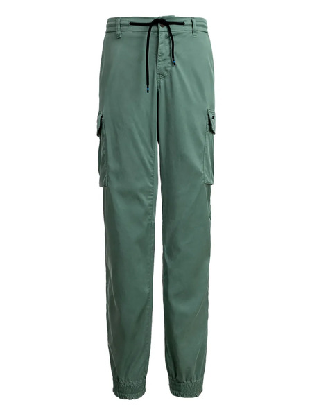  Mason's Cargo Drawstrings Straight-leg Trousers - Green 