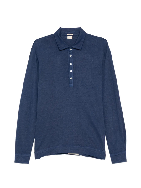  Massimo Alba Long-sleeve Polo Shirt - Blue 