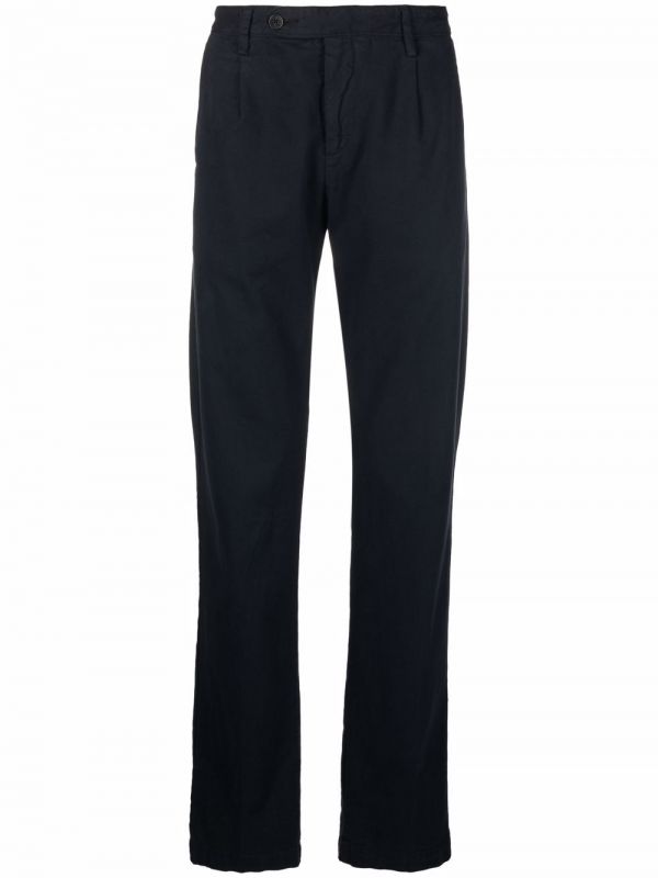  Massimo Alba Mid-rise Straight-leg Trousers - Blue 