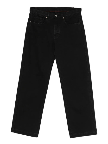  Massimo Alba Oceano Button Trousers - Black 