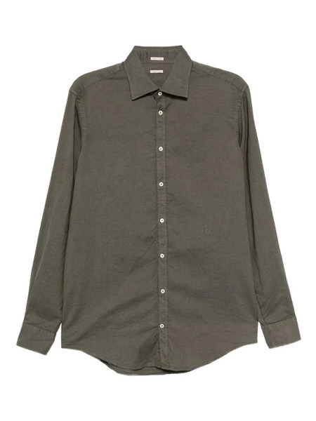  Massimo Alba Oxford Cotton Shirt - Grey 