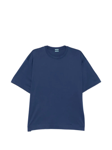  Massimo Alba Short-sleeve Cotton T-shirt - Blue 