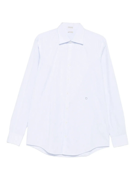  Massimo Alba Striped Long-sleeve Shirt - White 