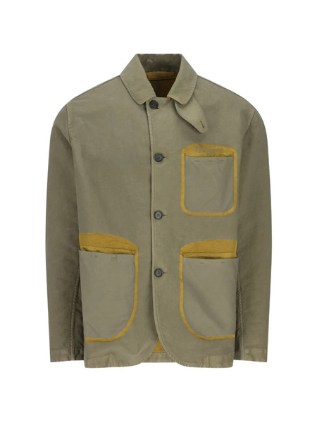  Massimo Osti Studio Patch-pocket Jacket - Green 