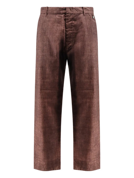  Massimo Osti Studio Wool Trousers - Brown 