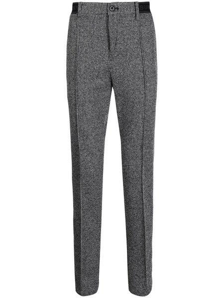  Master Bunny Edition Logo-patch Jacquard Checked Pants - Grey 