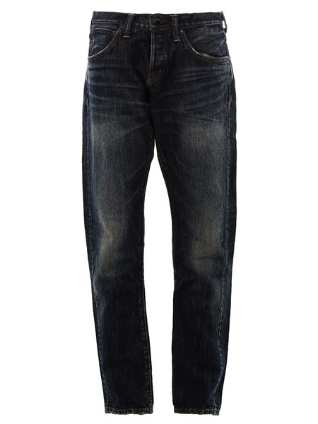  Mastercraft Union Bleached Straight Jeans - Blue 
