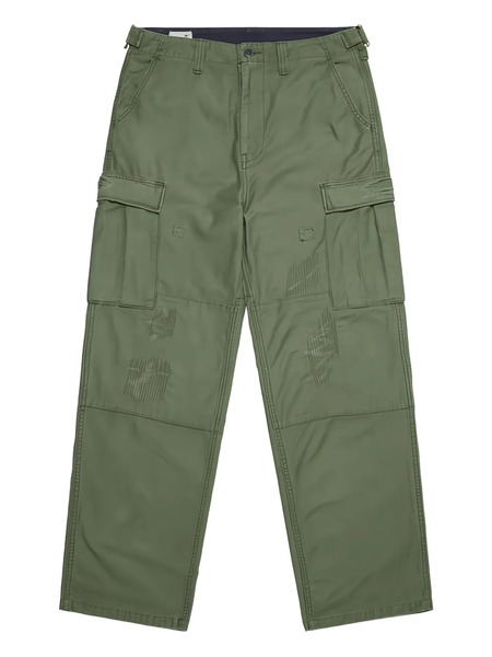  Mastercraft Union Embroidered Cargo Pants - Green 