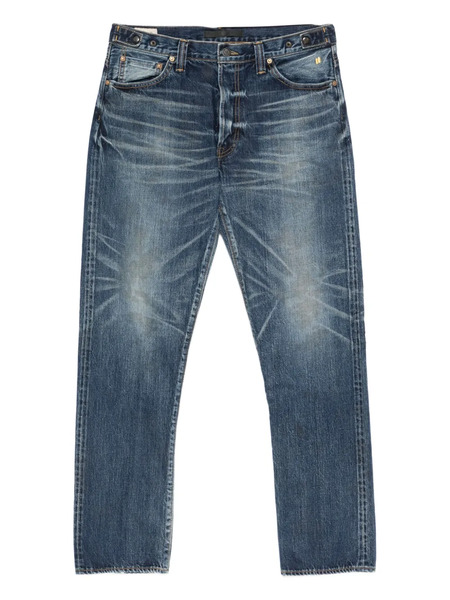  Mastercraft Union Faded Button-fly Jeans - Blue 