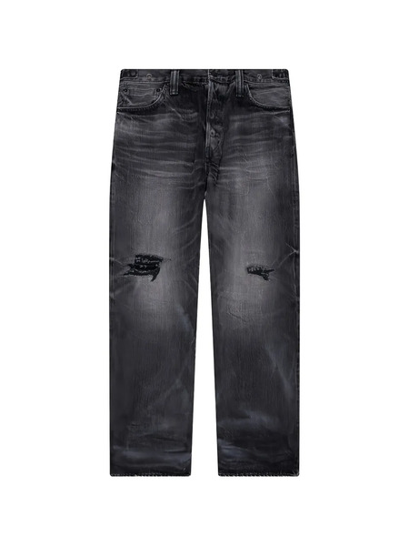  Mastercraft Union Relaxed Ripped Jeans - Black 