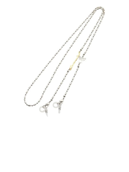  Mastermind Japan Beaded Logo-plaque Glasses Chain - Silver 