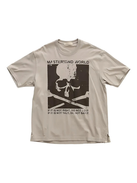  Mastermind Japan Round-neck T-shirt - Neutrals 